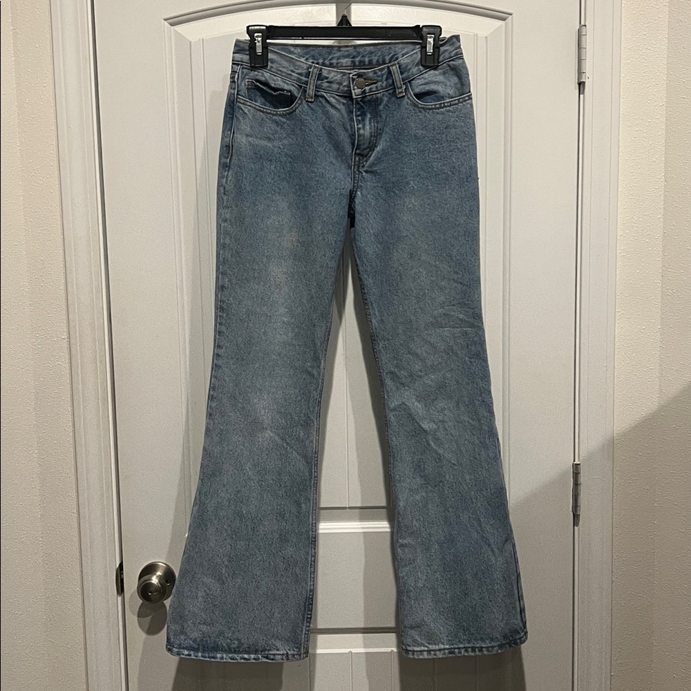 Blue Flared Jeans